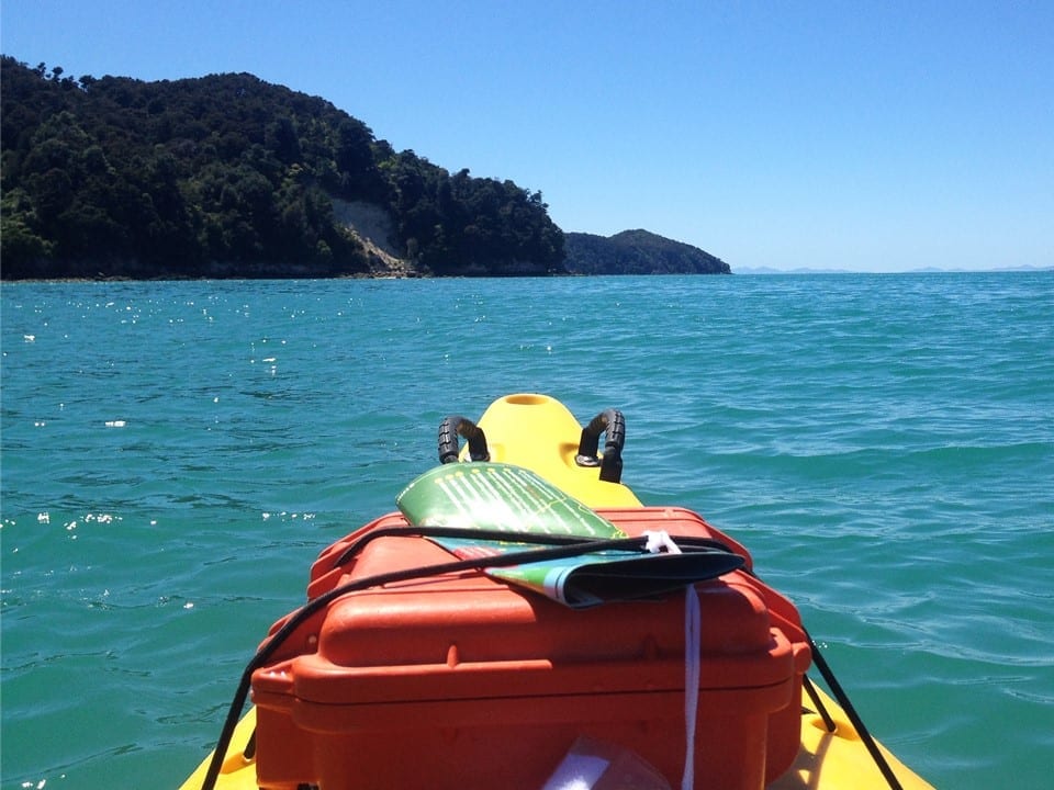 one of the best places to travel new zealand in a campervan is Nelson. this photo was taken at the abel tasman national park about 1 hours drive north.