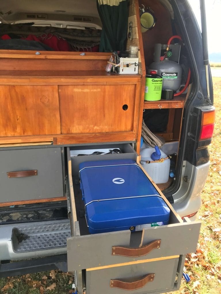 building a van like my brother with a slide out kitchen
