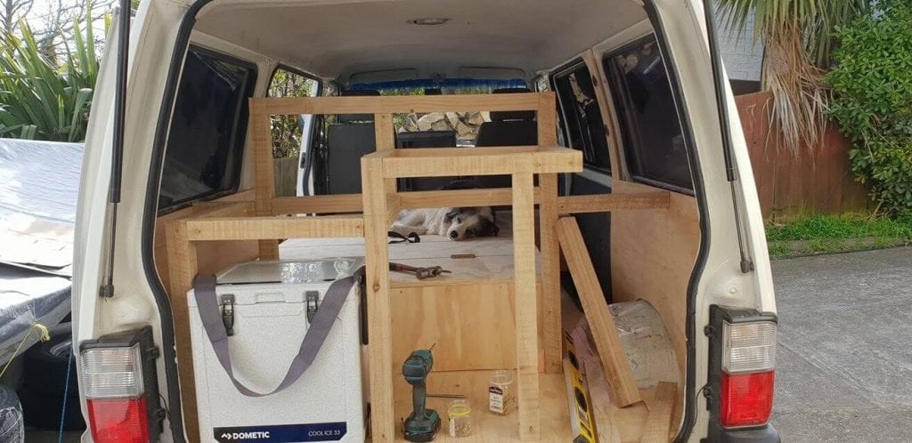 building a van kitchen photo inspiration