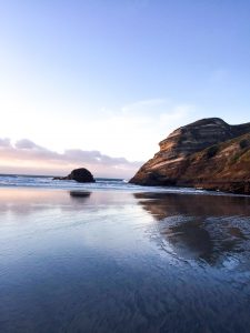 a photo of wharariki beach in collingwood one of the best things to do in golden bay