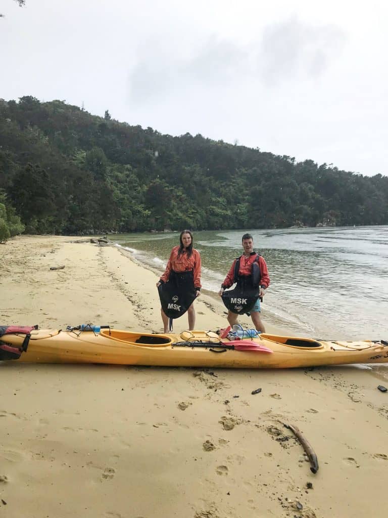kayaking in abel tasman with my friends! 