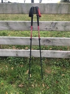This is a photo of my two hiking poles I use.