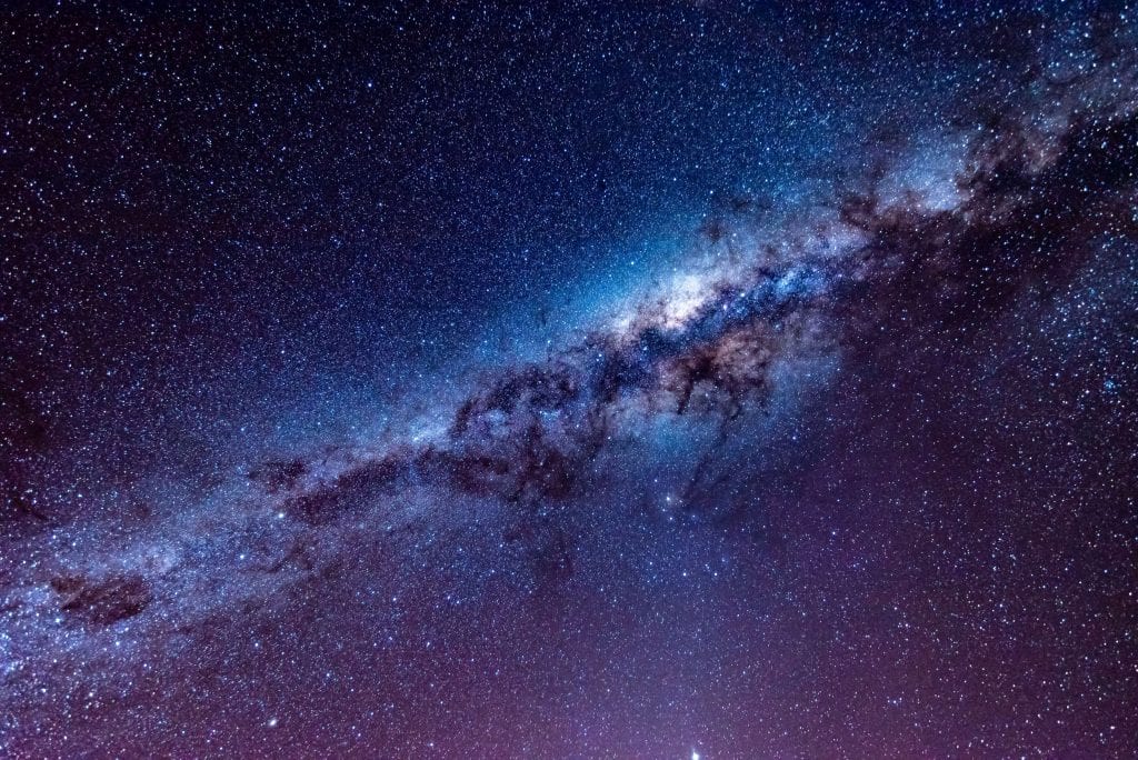 what to do in lake tekapo? try star gazing! This is a photo of the stars you can see above tekapo 